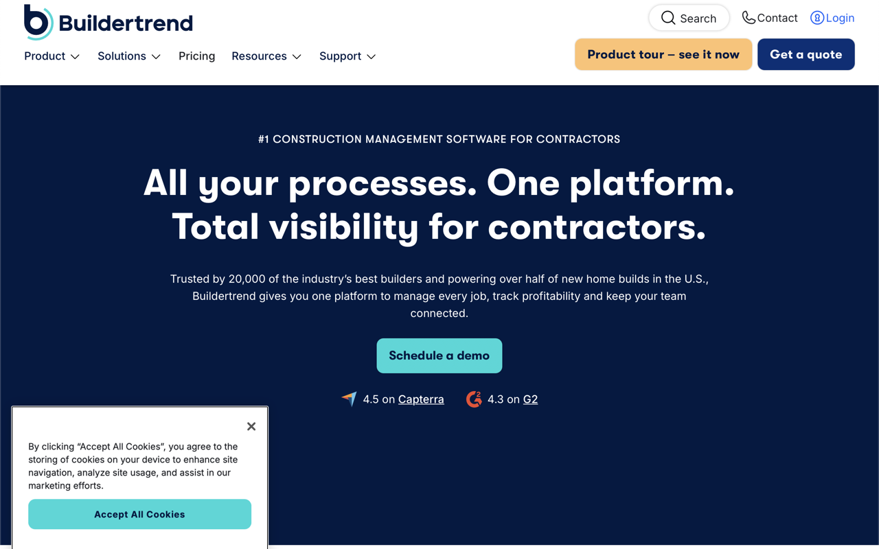 Buildertrend screenshot