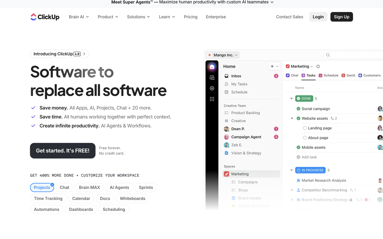 ClickUp screenshot