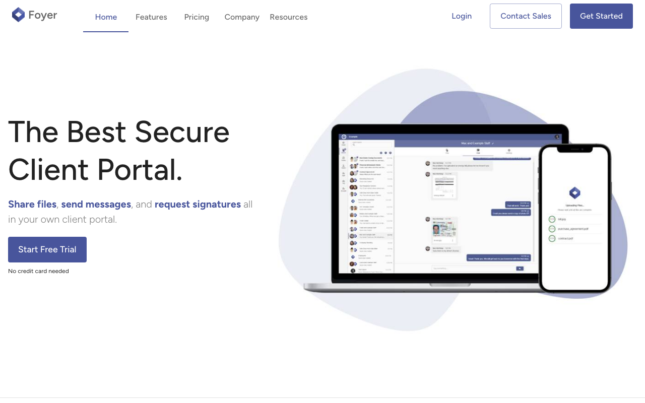 Foyer screenshot
