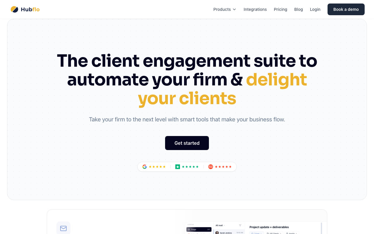 Hubflo screenshot