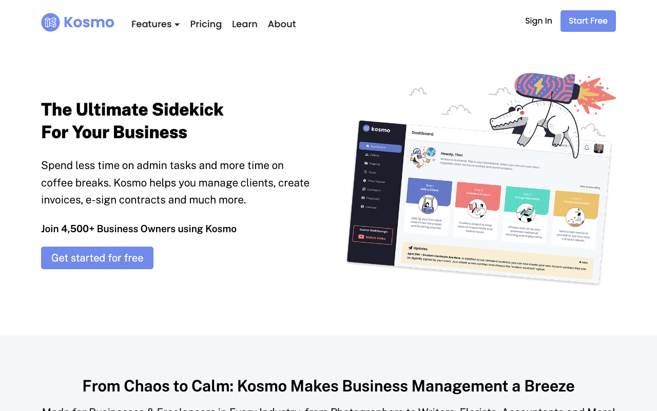 Kosmo screenshot