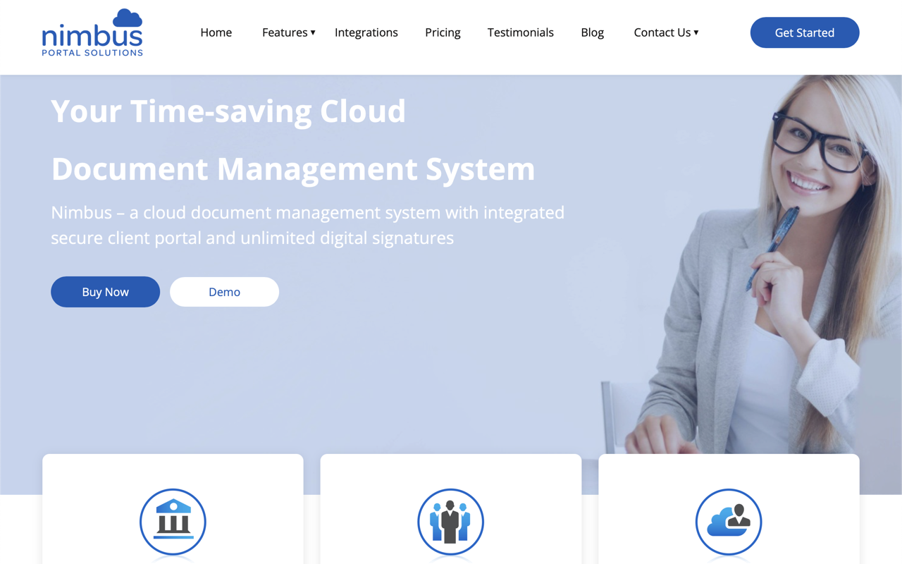 Nimbus Portal Solutions screenshot